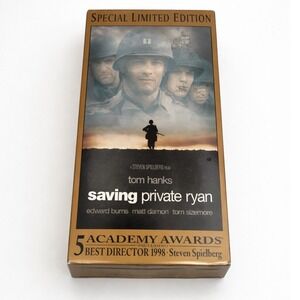Saving Private Ryan Special Limited Edition VHS Double Tape New Sealed